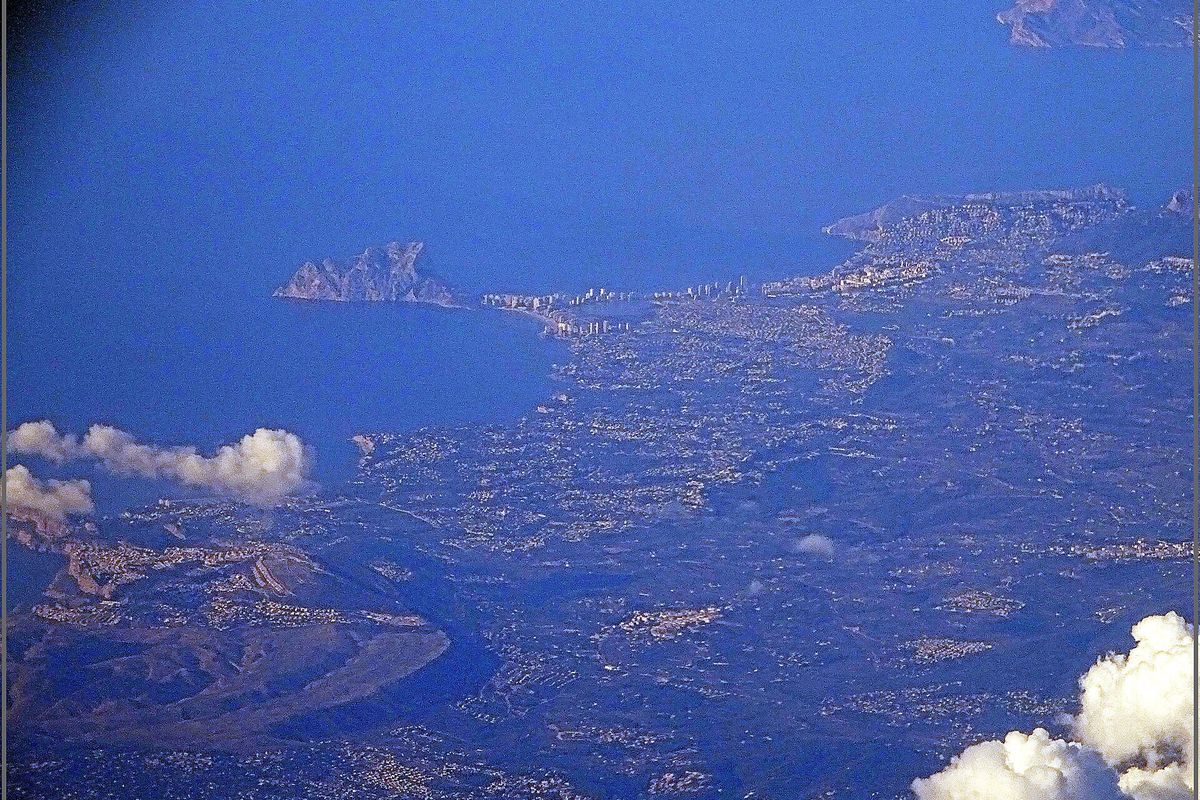 Calpe desde el aire